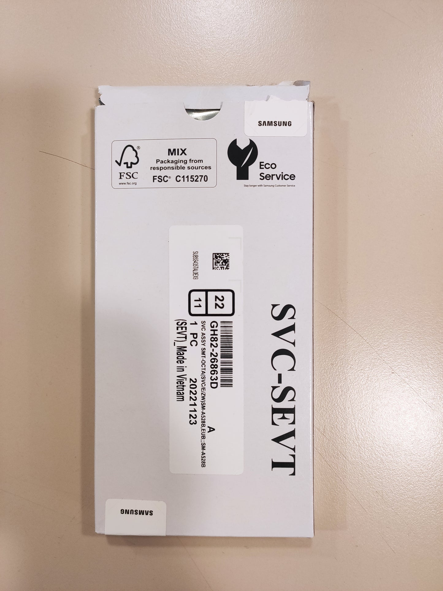 GH82-26863D – Samsung A52s SM-A528 Original LCD Display White