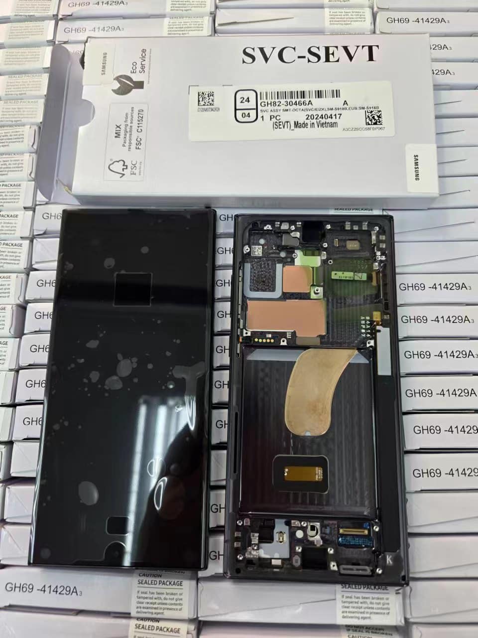 GH82-30466A – Samsung S23 Ultra SM-S918 Original LCD Display Black