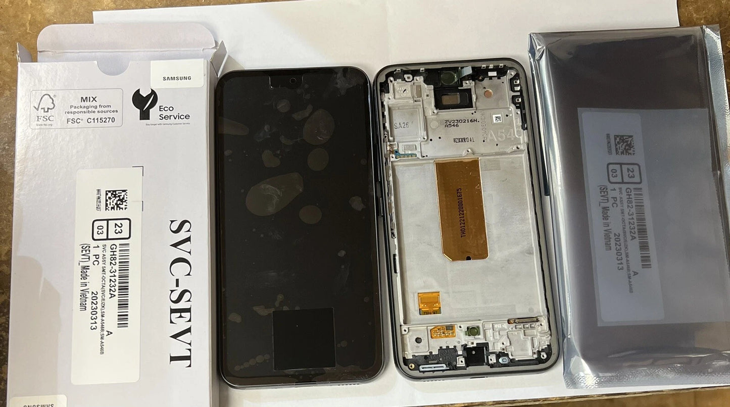 GH82-31232A – Samsung A54 SM-A546 Original LCD Display White