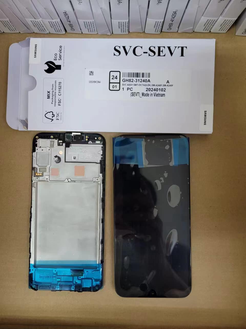 GH82-31241A – Samsung A24 SM-A245 Original LCD Display Black