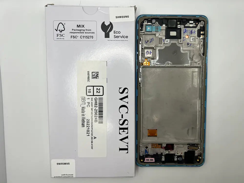 GH82-25624B – Samsung SM-A725 SM-A725 Original Service Pack LCD Display – Blue Samsung Service Pack LCD