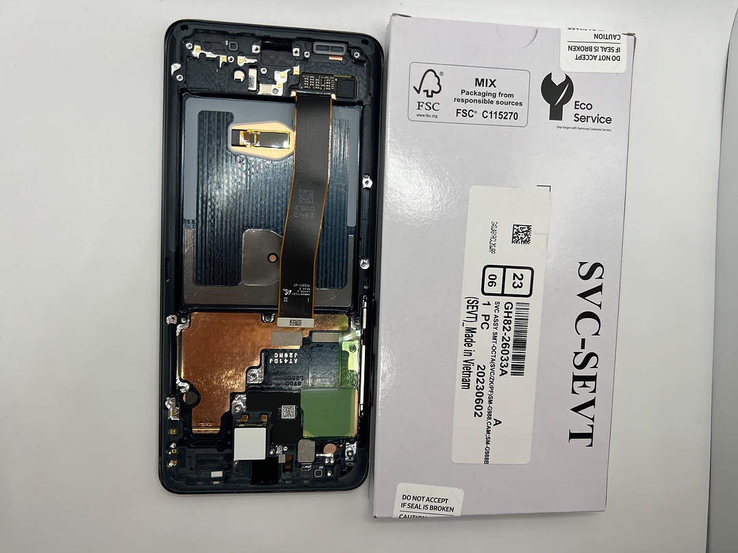 GH82-22327A – Samsung S20 Ultra SM-G988 Original LCD Display Black