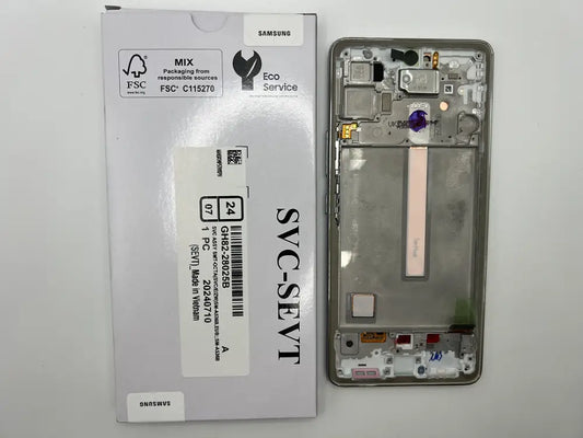 GH82-28025B – Samsung Galaxy A53 5G SM-A536 Original Service Pack LCD Display – White Samsung Service Pack LCD