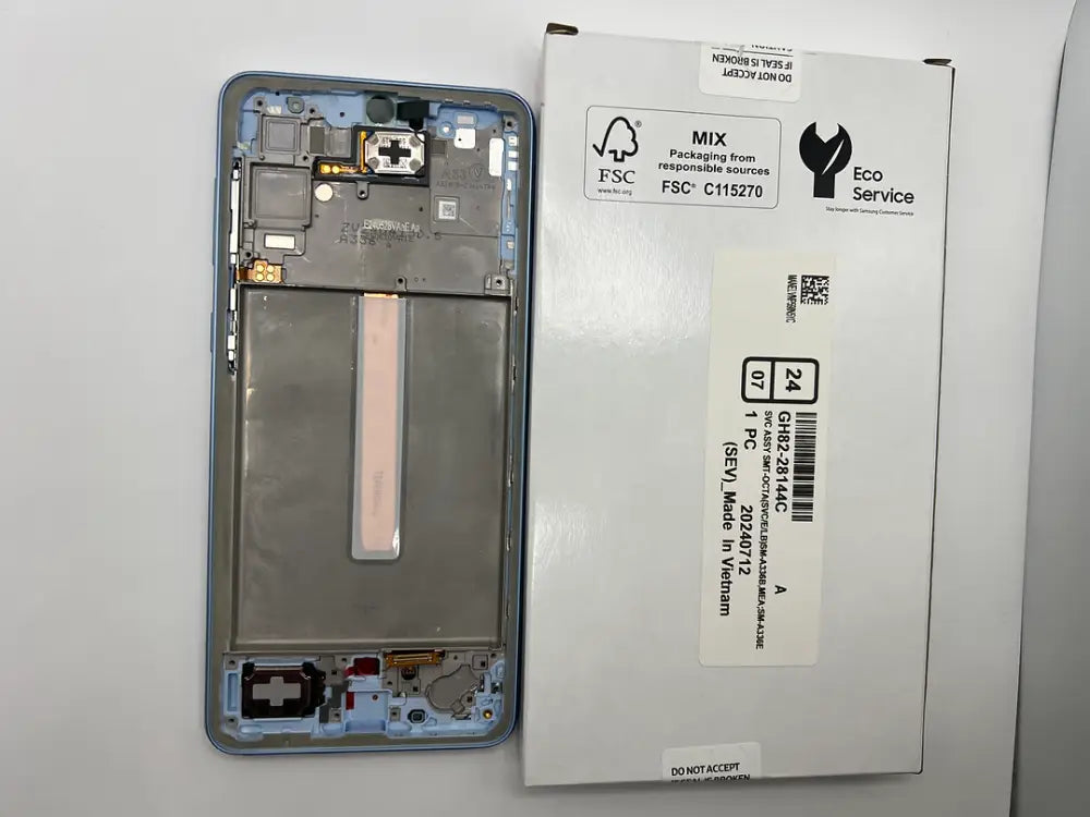 GH82-28144C – Samsung Galaxy A33 5G SM-A336 Original Service Pack LCD Display – Blue Samsung Service Pack LCD