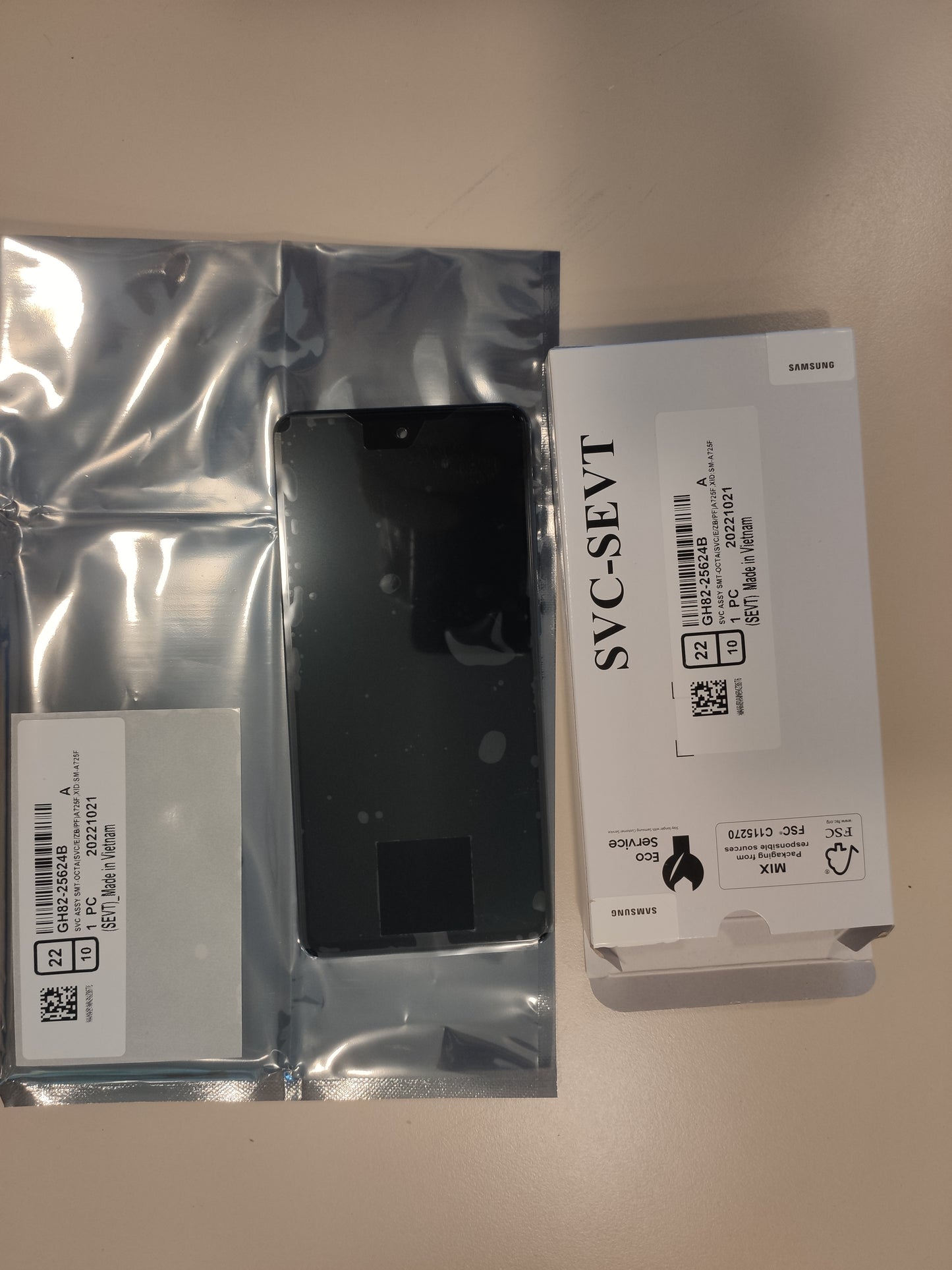 GH82-25624B – Samsung A72 SM-A725 Original LCD Display Violet