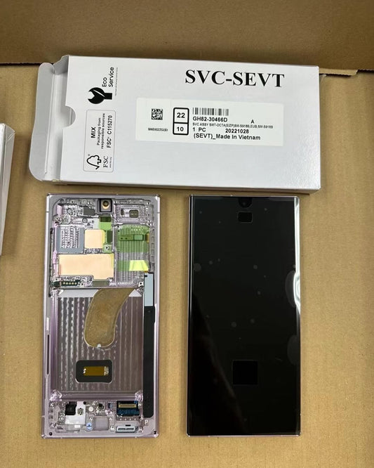 GH82-30466D – Samsung S23 Ultra SM-S918 Original LCD Display Pink