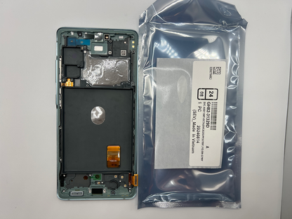 GH82-31329D – Samsung S20 Fe SM-G780 Original LCD Display Green