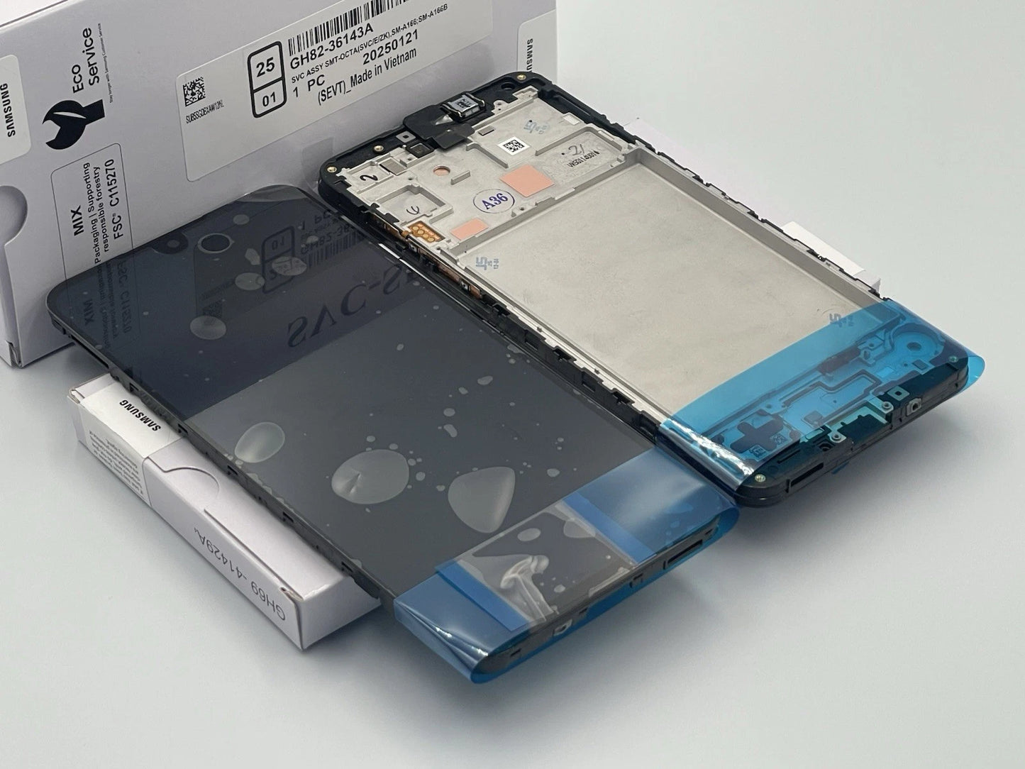 GH82-36143A – Samsung SM-A166 SM-A166 Original LCD Display Black