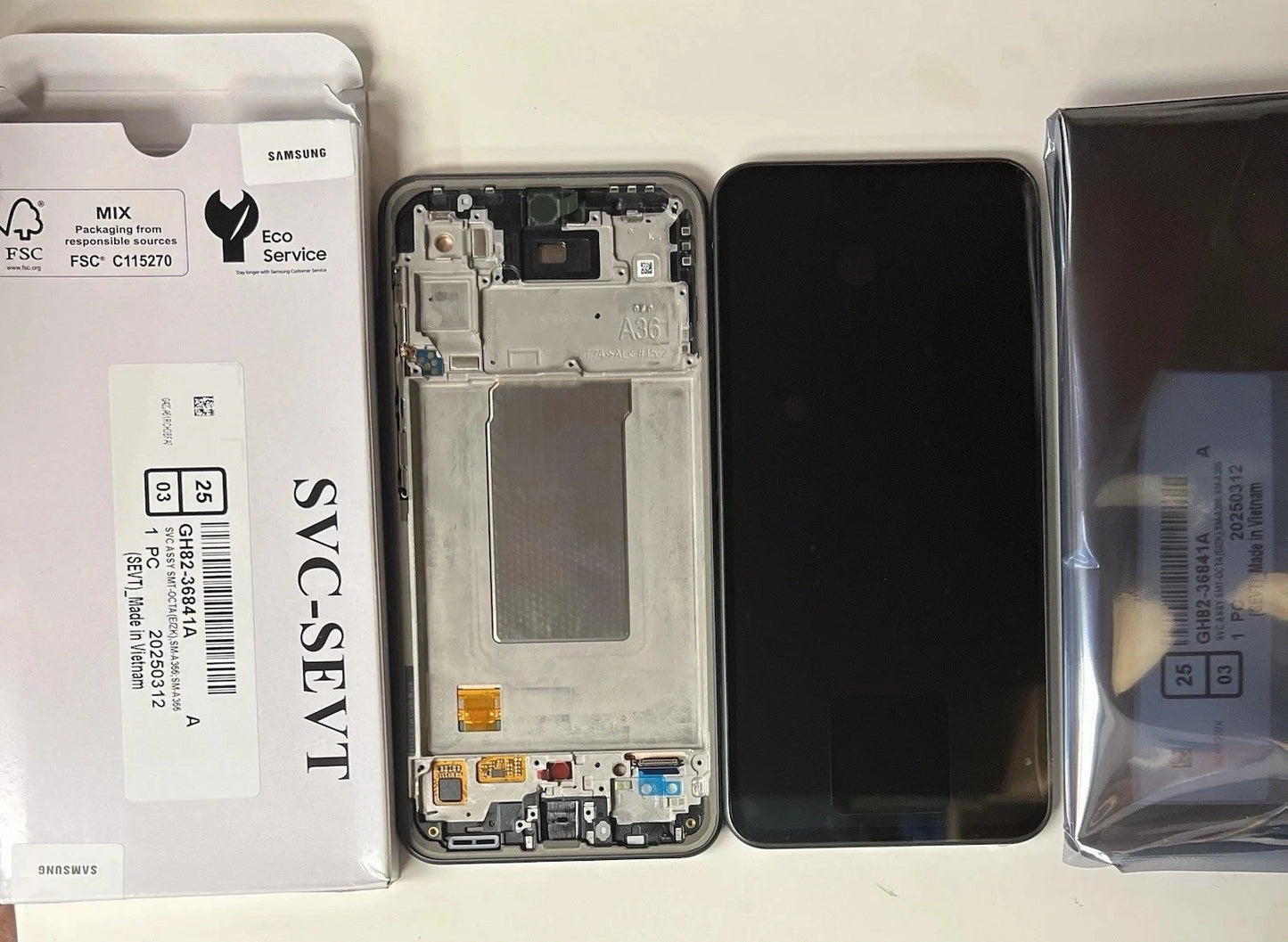 GH82-36841A – Samsung SM-A366 SM-A366 Original LCD Display Black