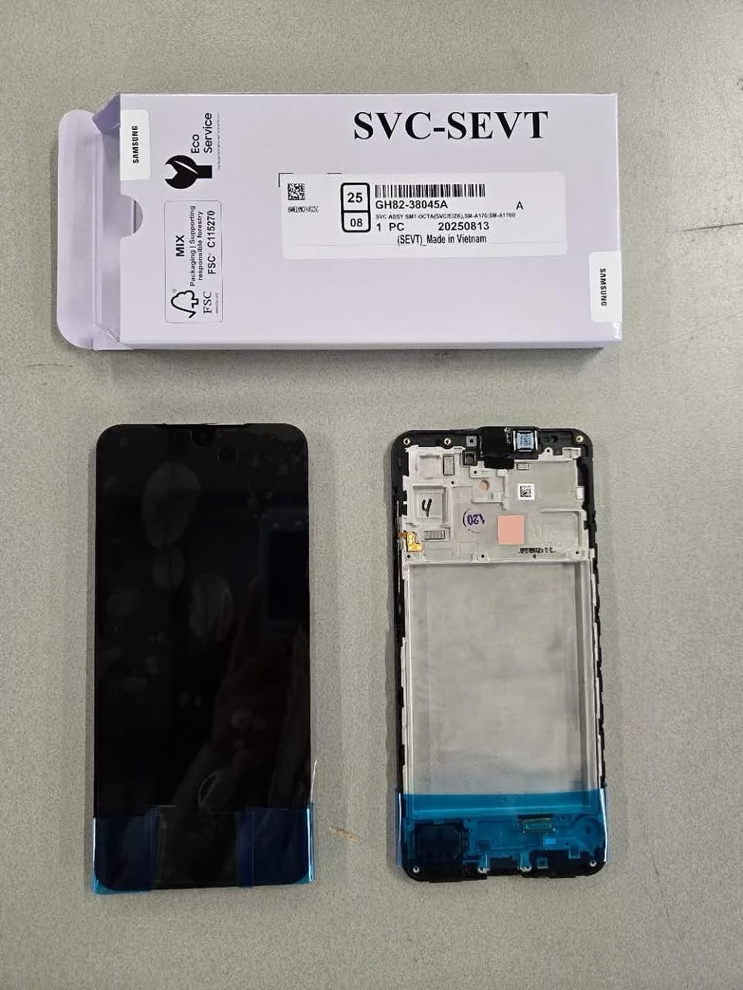 GH82-38045A – Samsung SM-A176 SM-A176 Original LCD Display Black