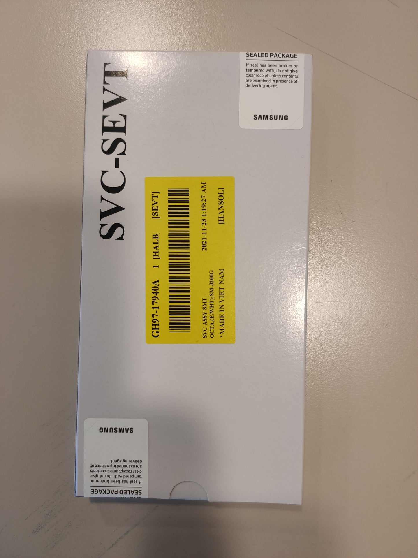 GH97-17940A – Samsung-J2 (2015) SM-J200 Original LCD Display White