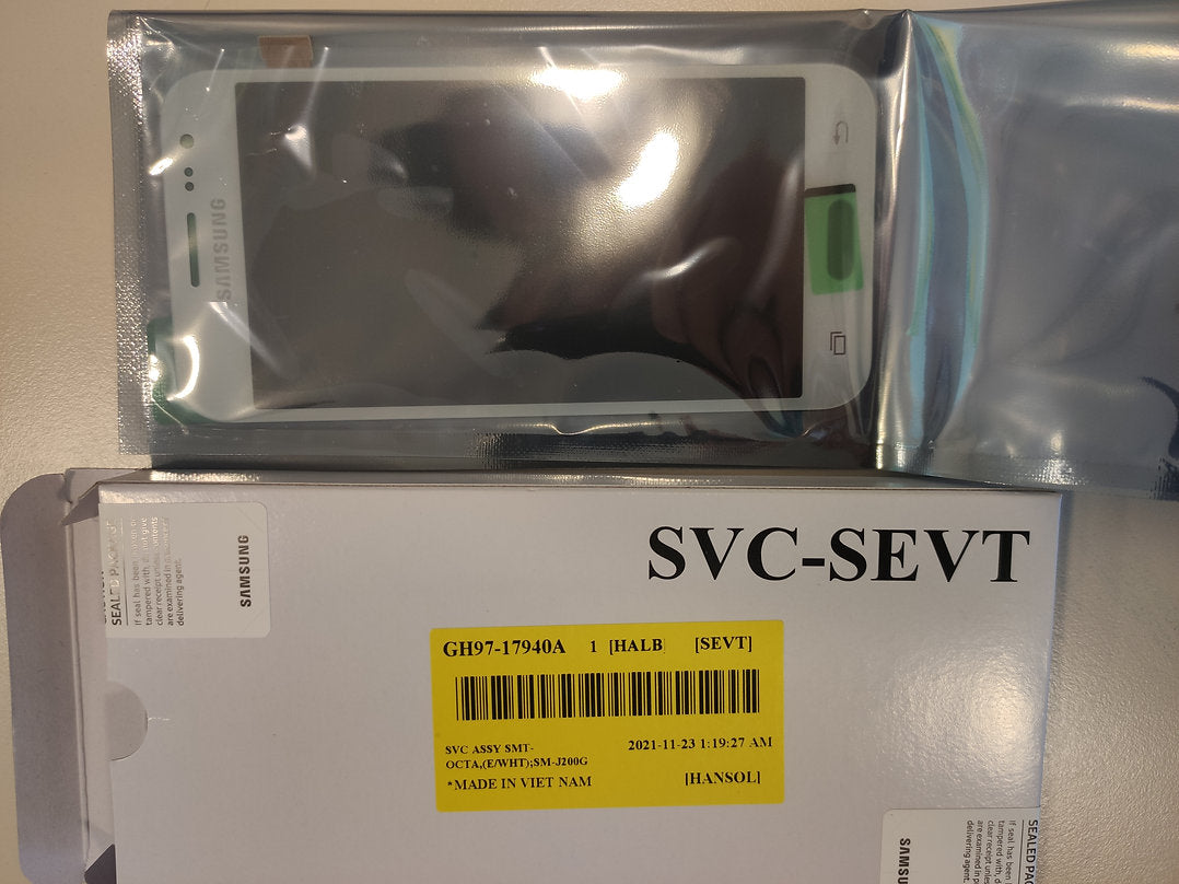 GH97-17940A – Samsung-J2 (2015) SM-J200 Original LCD Display White