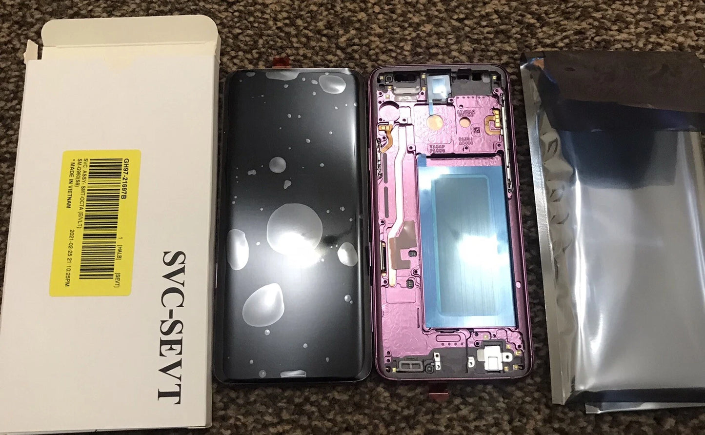 GH97-21697B – Samsung S9 SM-G960 Original LCD Display Purple