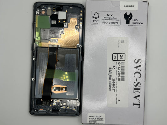 GH82-22327B – Samsung Galaxy S20 Ultra SM-G988 Original Service Pack LCD Display – Gray