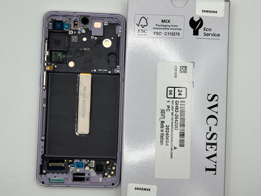 GH82-26420D – Samsung Galaxy S21 Fe SM-G990 Original Service Pack LCD Display – Violet