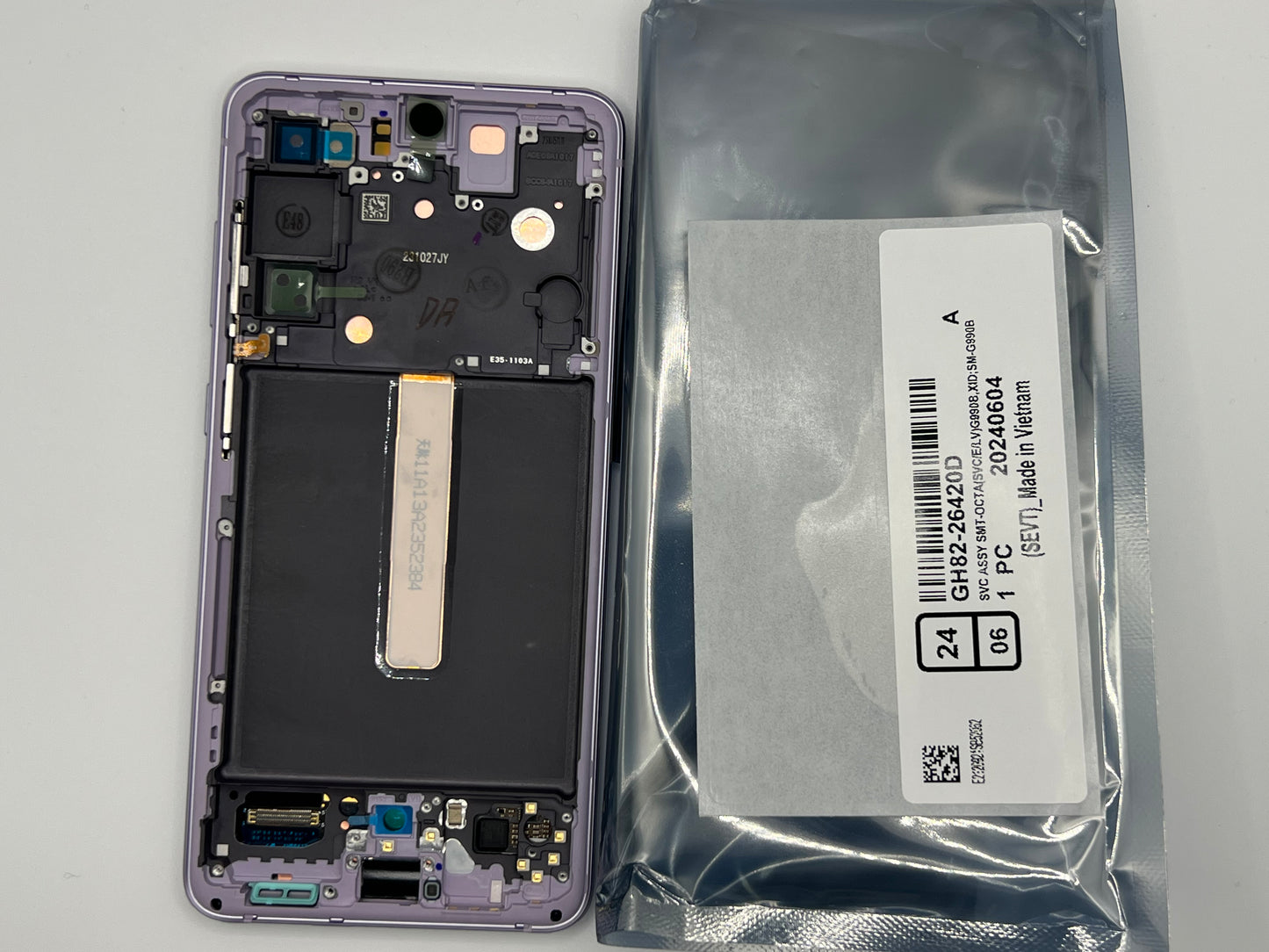 GH82-26420D – Samsung Galaxy S21 Fe SM-G990 Original Service Pack LCD Display – Violet