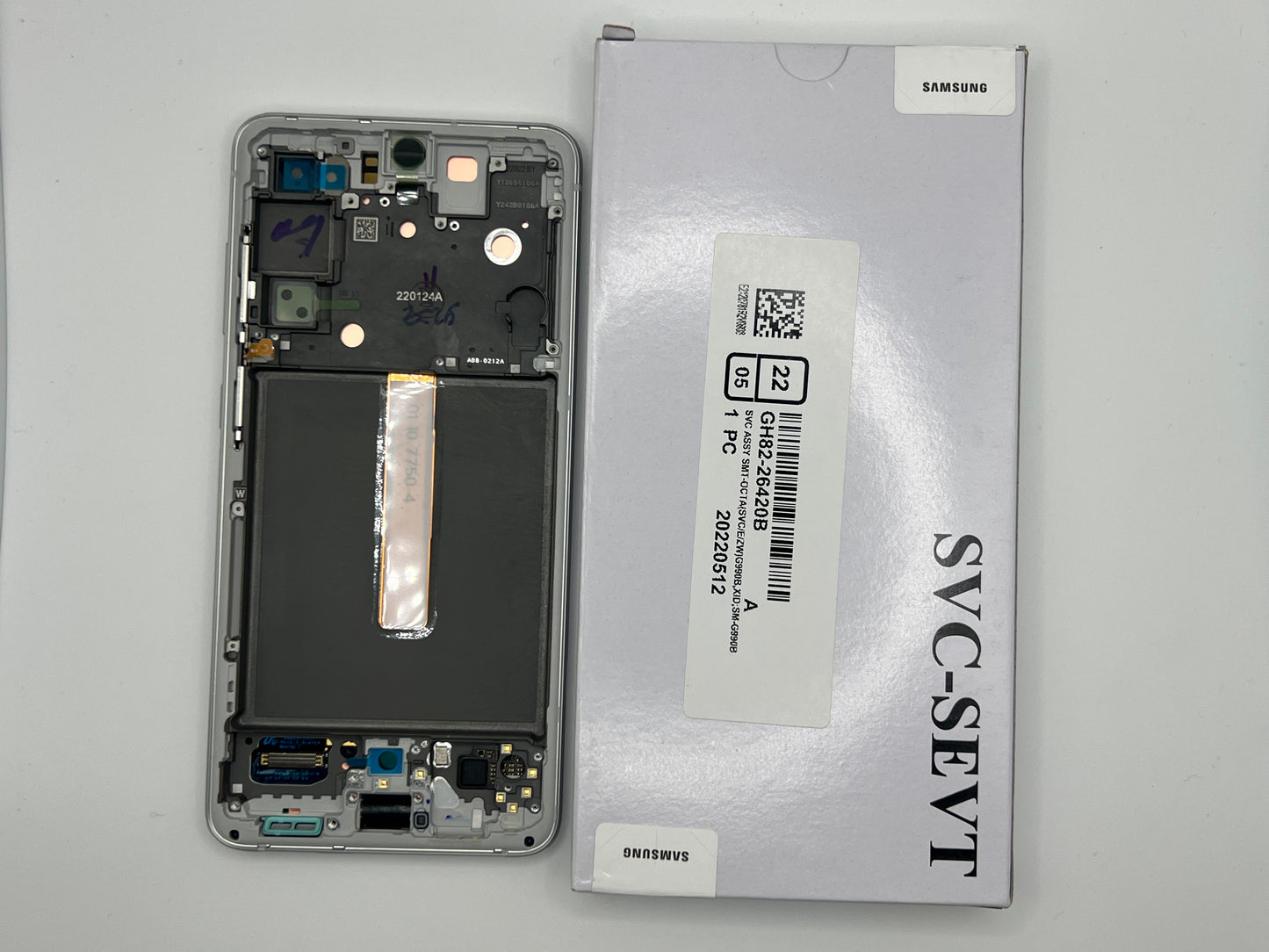 GH82-26420B – Samsung Galaxy S21 Fe SM-G990 Original Service Pack LCD Display – White