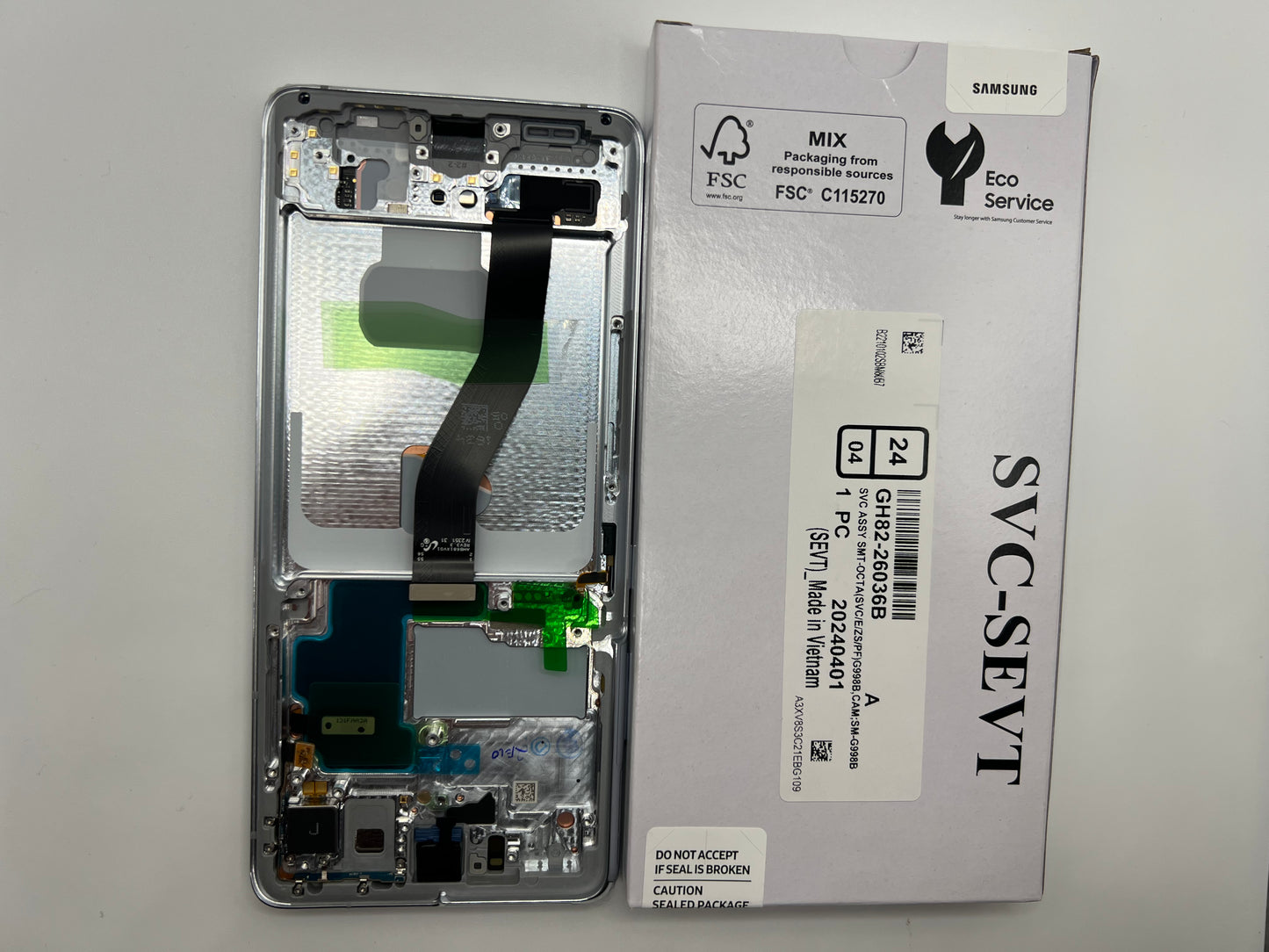 GH82-24590B – Samsung Galaxy S21 Ultra SM-G998 Original Service Pack LCD Display – Gray
