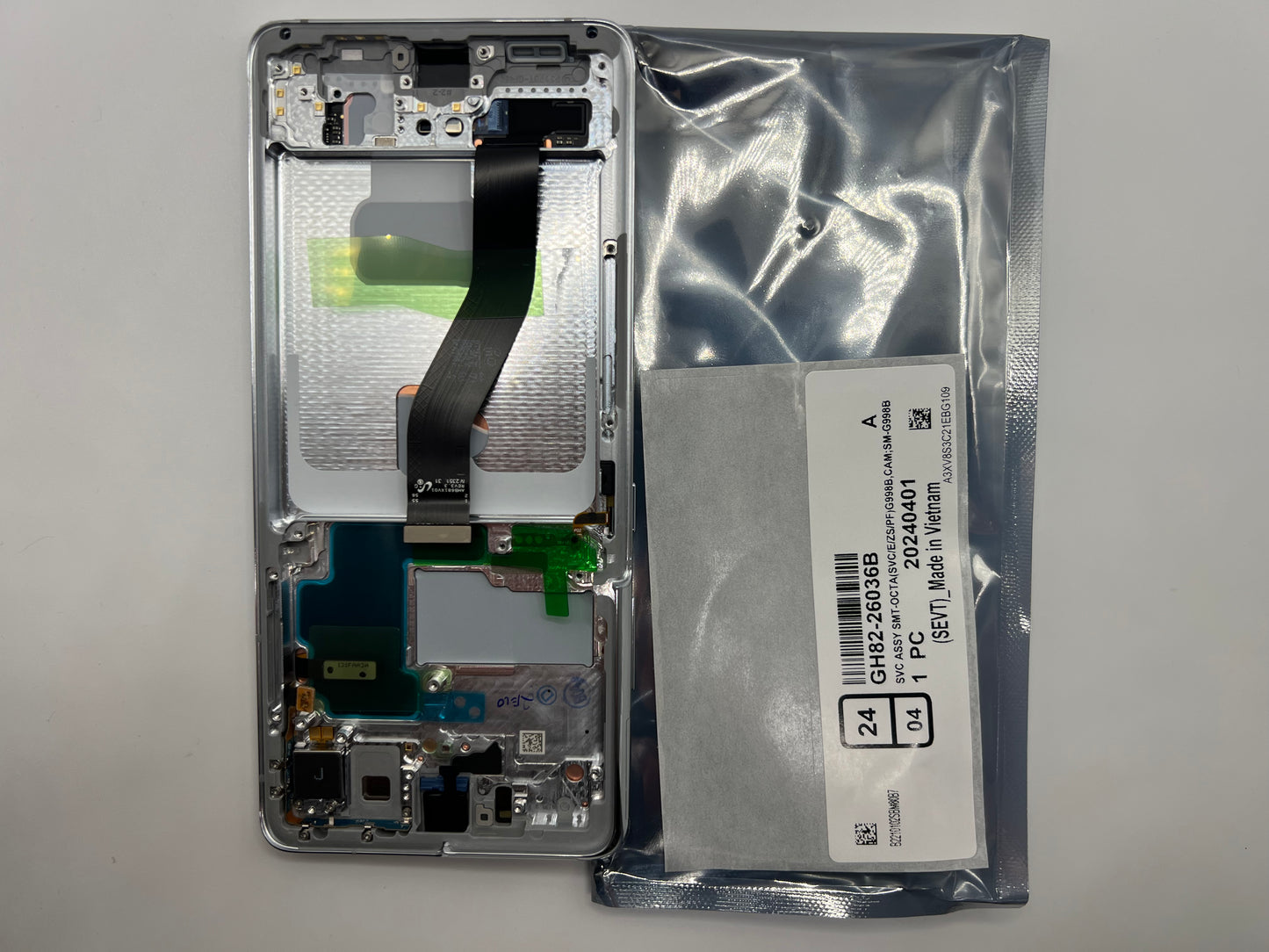 GH82-24590B – Samsung Galaxy S21 Ultra SM-G998 Original Service Pack LCD Display – Gray