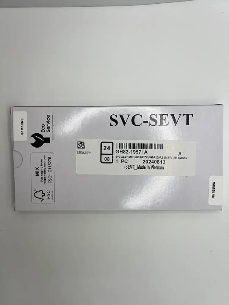 GH82-19571A – Samsung SM-A205 SM-A205 Original Service Pack LCD Display – Black Red / Red Blue / Blue Samsung Service