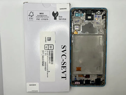 GH82-25624B – Samsung SM-A725 SM-A725 Original Service Pack LCD Display – Blue Samsung Service Pack LCD