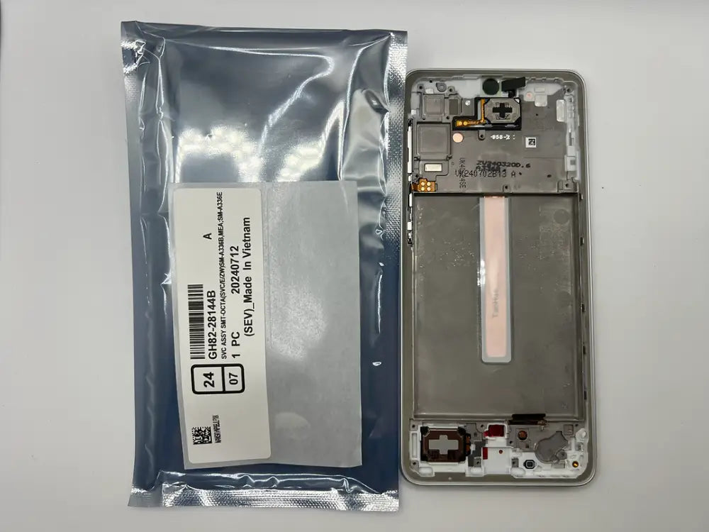 GH82-28144B – Samsung Galaxy A33 5G SM-A336 Original Service Pack LCD Display – White Samsung Service Pack LCD